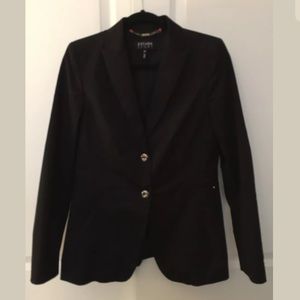 ESCADA SPORT 40 (US 10) Black Button Down Blazer